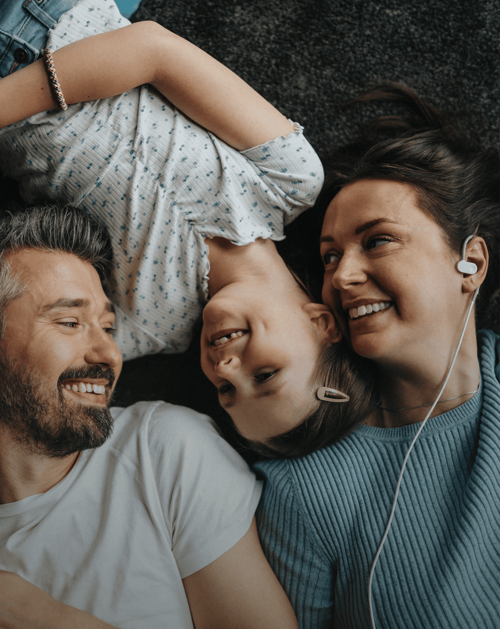 Calm family moment
