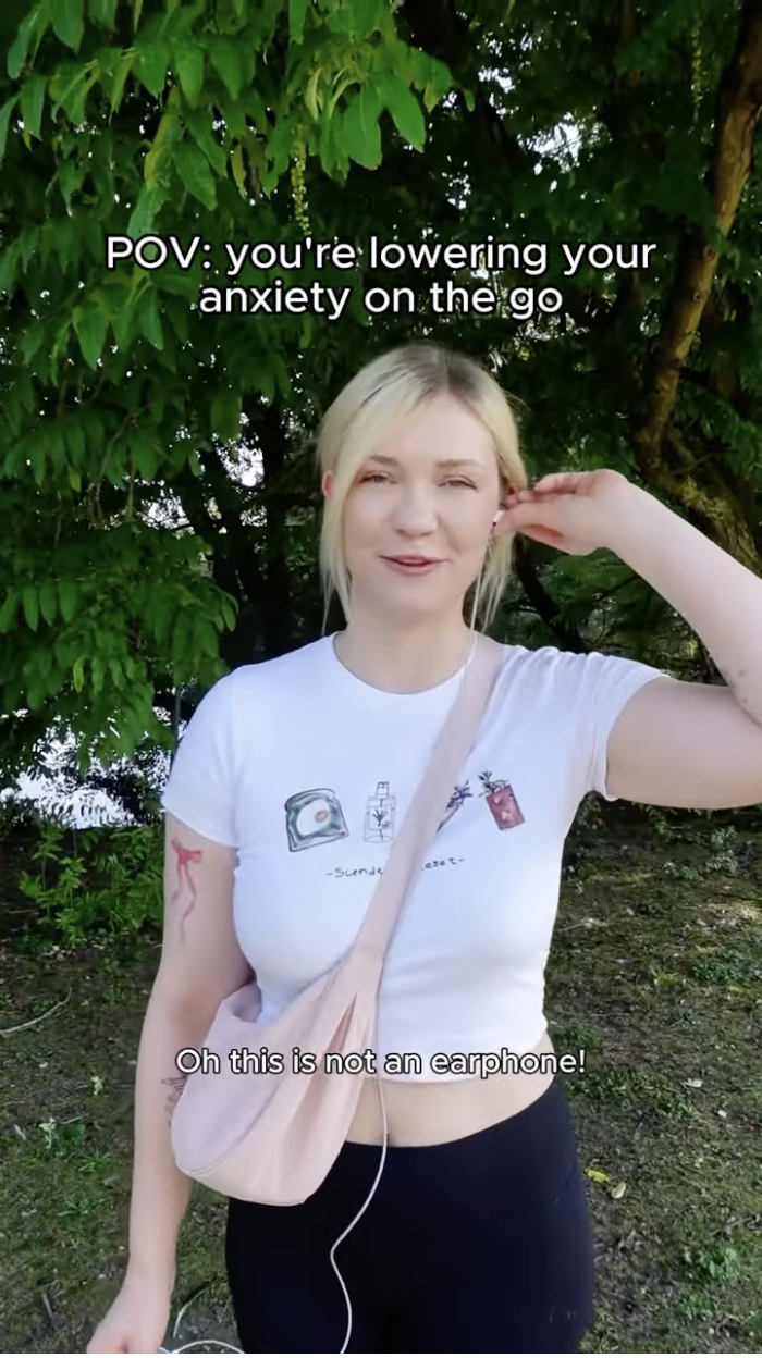 POV: You‘re lowering your anxiety on the go #shorts #mentalhealth